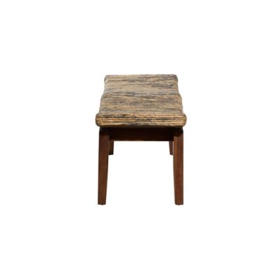 Image showing  Mahogany Contemporary Bench, 18 in. x 47 in. x 17 in., Brown