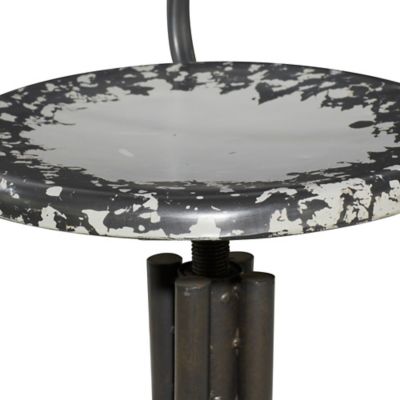 Image showing  Iron and Metal Vintage Bar Chair, 41 in. x 18 in. 18 in., Beige
