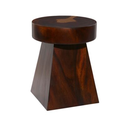 Image showing  Wood Contemporary Accent Table, Brown