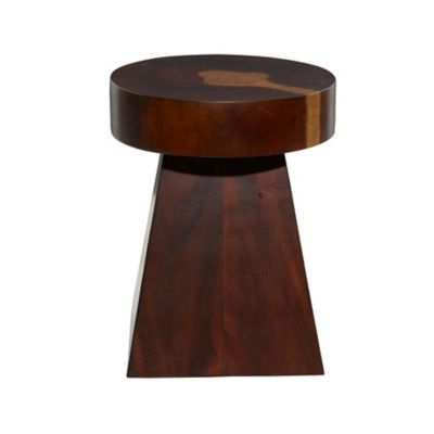 Image showing  Wood Contemporary Accent Table, Brown