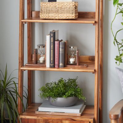 Harper & Willow Brown Aluminum Coastal Bookends, 7 in. x 6 in. x 3 in.