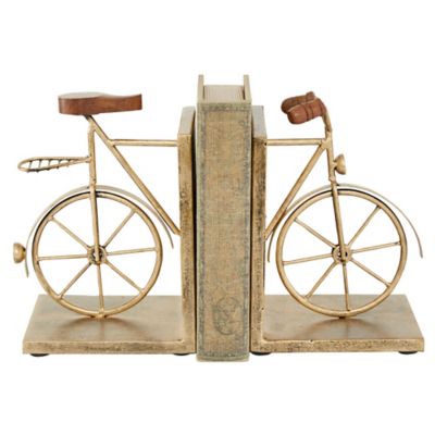 Image showing  Gold Iron Contemporary Bookends, 9 in. x 7 in. x 5 in.