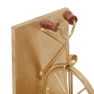 Image showing  Gold Iron Contemporary Bookends, 9 in. x 7 in. x 5 in.