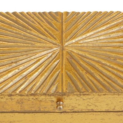 Image showing  Gold Wood Contemporary Boxes, 10 in., 8 in.