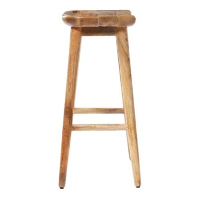 Image showing  Wood Contemporary Stool, 30 in., Brown