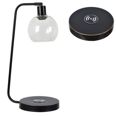Crestview Collection Metal Desk Lamp With Wireless Charger