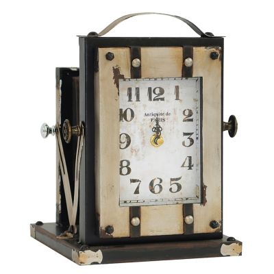 Crestview Collection Time Flash Vintage Metal Clock