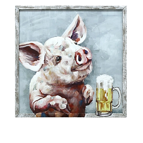 Crestview Collection Ipa Print on Stretched Canvas, 24 in. x 24 in. x 1.5 in.