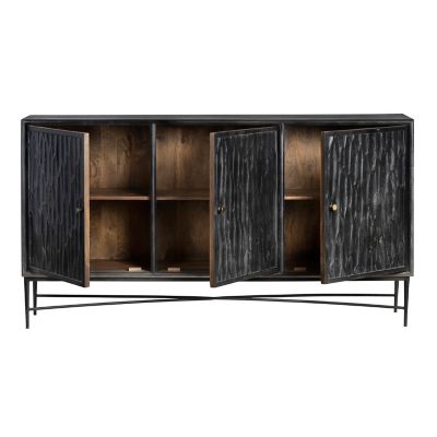 Image showing 2 th Crestview Collection 3-Door Wood Sideboard, 69 in. x 16 in. x 37 in.