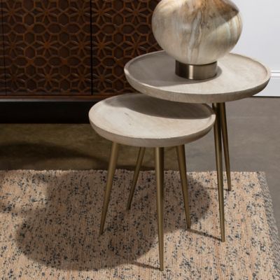 Image showing  Bengal Manor Tray Top Accent Tables, 2-Pack