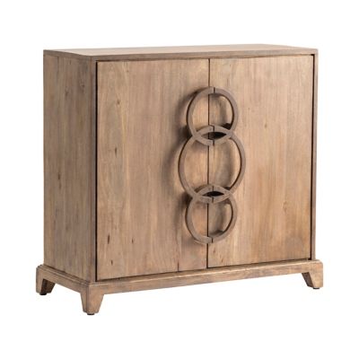 Crestview Collection Bengal Manor Double Door 3-Ring Cabinet