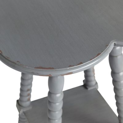 Image showing  Clover Shaped Accent Table, Gray