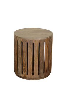 Crestview Collection Wooden Round Side Table