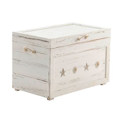 Image showing 5 th Crestview Collection Seaside Shell Storage Trunks, Assorted, 3 pc.