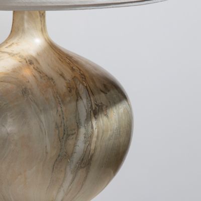 Image showing 3 th Crestview Collection 27.5 in. H Sumner Swirled Ceramic Table Lamp