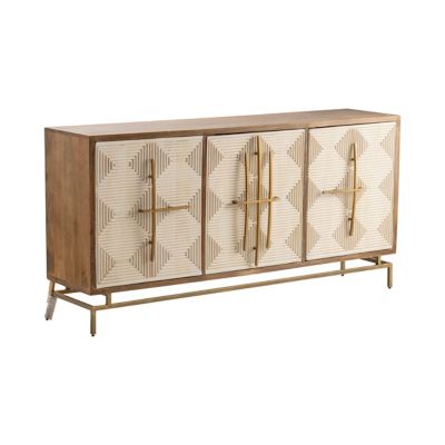 Image showing  Bengal Manor Pattern Door Sideboard, 69 in. x 16 in. x 34 in.