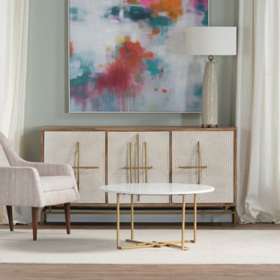 Image showing  Bengal Manor Pattern Door Sideboard, 69 in. x 16 in. x 34 in.