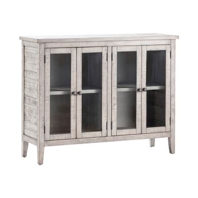 Crestview Collection 4-Door Pembroke Plantation Recycled Pine Tall Sideboard, 54 in. x 18 in. x 42 in.