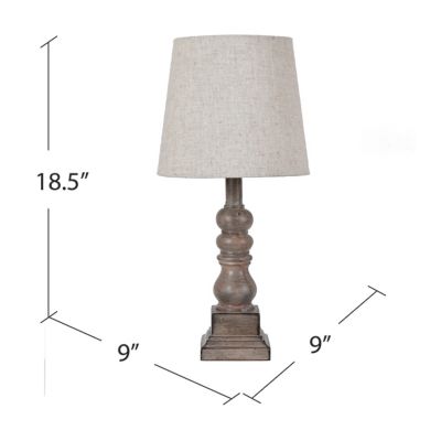 Image showing  18.5 in. H Resin Table Lamp