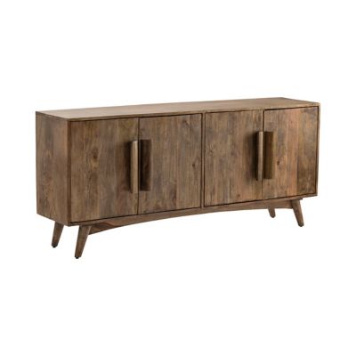 Crestview Collection 4-Door Sonoma Wood Sideboard with Handles