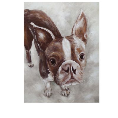 Crestview Collection Lucy Cotton Canvas Painting, 30 in. x 1.5 in. x 40 in.