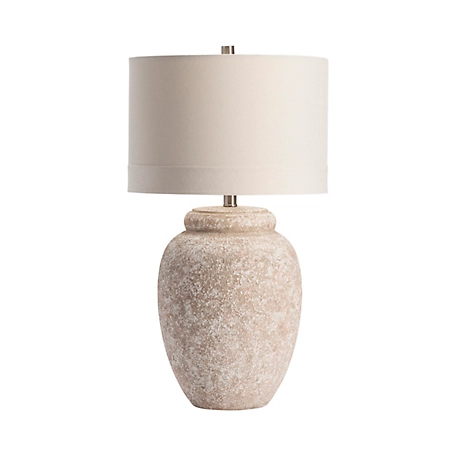 Crestview Collection 27.5 in. H Dune Large Scale Textured Ceramic Table Lamp