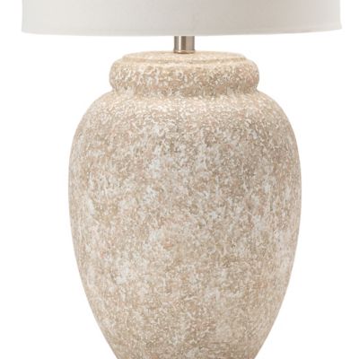 Image showing  27.5 in. H Dune Large Scale Textured Ceramic Table Lamp