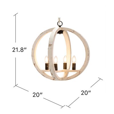 Image showing  4-Light Maribelle Sphere Pendant Light