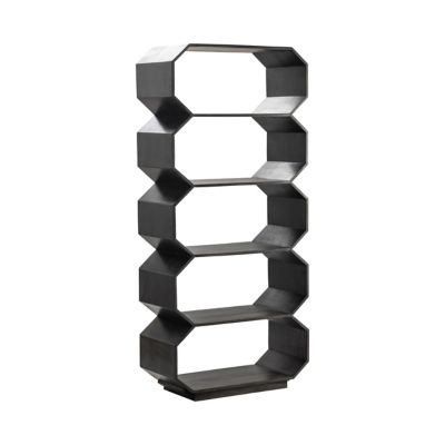 Image showing  5-Shelf Halston Mango Wood Etagere