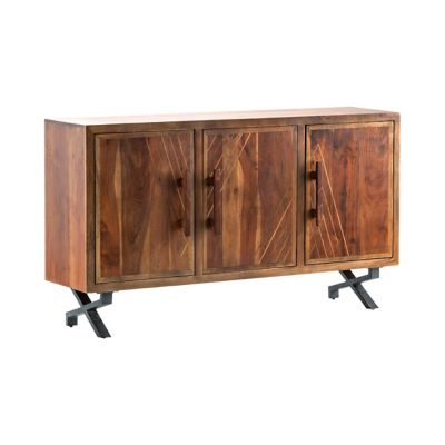 Crestview Collection 3-Door Wood Sideboard