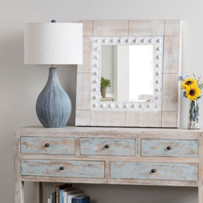 Image showing 2 th Crestview Collection 32 in. H Dillon Ceramic Table Lamp, Blue