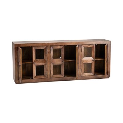 Image showing 2 th Crestview Collection 6-Door Display Console Table, 80 in. x 16 in. x 32 in.