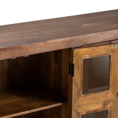 Image showing 3 th Crestview Collection 6-Door Display Console Table, 80 in. x 16 in. x 32 in.