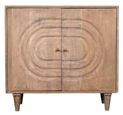 Crestview Collection 2-Door Wooden Double Door Side Cabinet, 16 in.