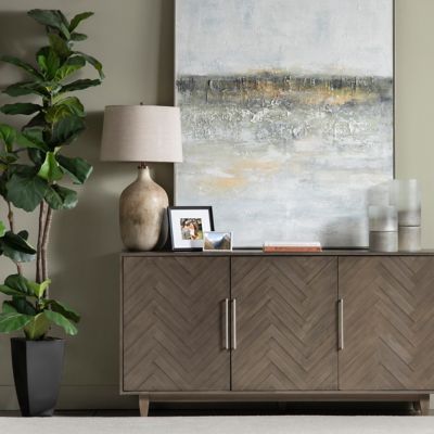 Image showing  32 in. H Chambers Rustic Table Lamp, Gold