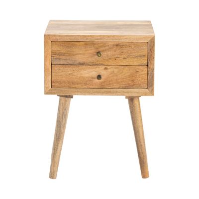 Crestview Collection Bengal Manor Natural 2-Drawer Accent Table