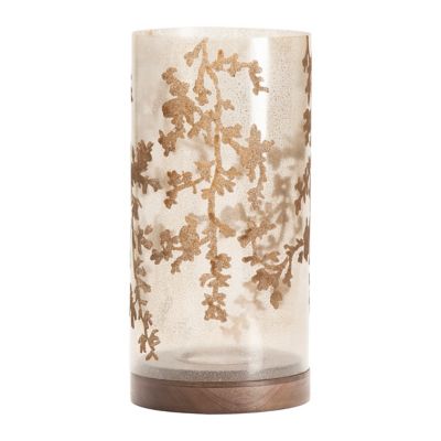Crestview Collection Adele Large Glass Hurricane, CVVSN012L