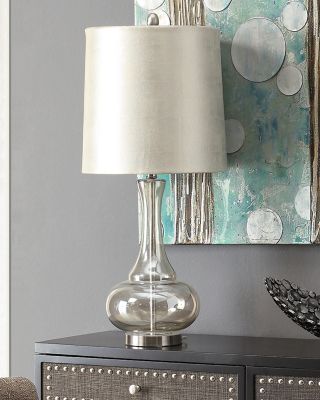 Image showing  32 in. H Monaca Champagne Glass Table Lamp
