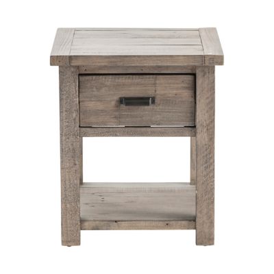 Crestview Collection Pembroke Plantation Recycled Pine Rectangular End Table