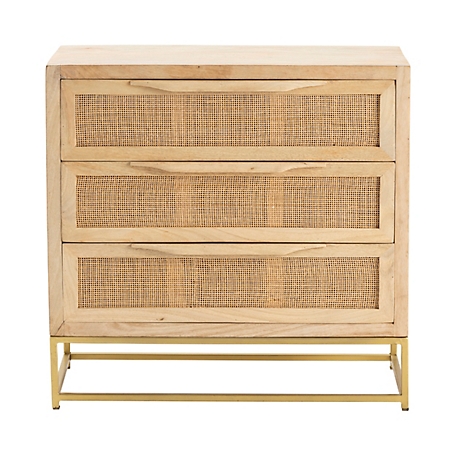 Crestview Collection Bengal Manor Natural Cane Chest