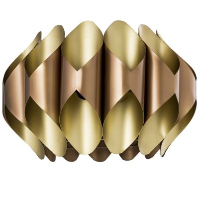 Crestview Collection 1-Light Hilliard Unique Geometric Large Pendant Light