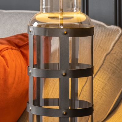 Image showing  Everly Caged Metal Lamp