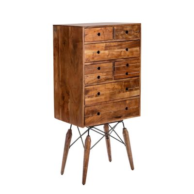 Image showing  9-Drawer Acacia Wood Dresser