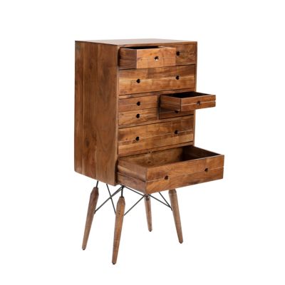 Image showing  9-Drawer Acacia Wood Dresser