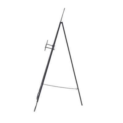 Image showing  Traditional Iron Floor Easel, 46 in. x 21 in. x 22 in., Black