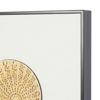 Image showing  White Canvas Contemporary Wall Art, 40 in. x 30 in. x 1 in.