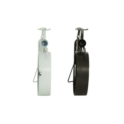 Image showing  Metal Country Cottage Clock, 9 in. x 15 in. x 2 in., Black