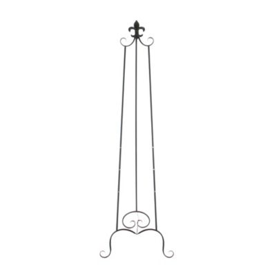 Image showing  Traditional Tall Metal Easel, 65 in. x 21 in. x 1 in., Black