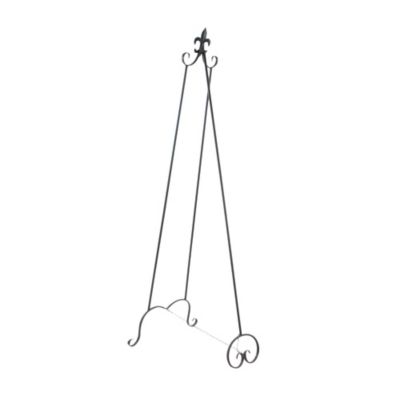 Image showing  Traditional Tall Metal Easel, 65 in. x 21 in. x 1 in., Black