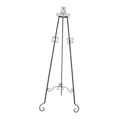 Image showing  Black Iron Traditional Easel, 67 in. x 34 in. x 26 in., 27392